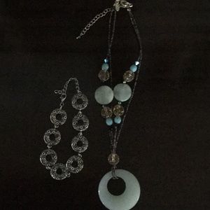 Lia Sophia Necklace and Paparazzi Bracelet Bonus